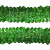 Тесьма с пайетками D4, шир. 30 мм/уп. 25+/-1 м, цвет зелёный - купить в Норильске. Цена: 1 087.39 руб.