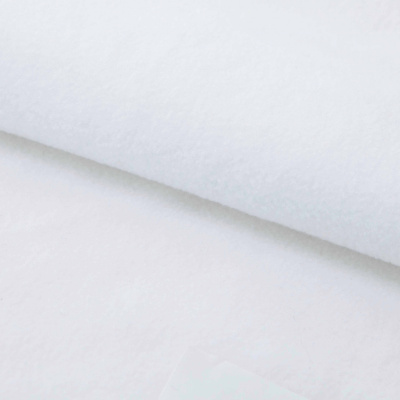 Флис DTY 240 г/м2, White/белый, 150 см (2,77м/кг) - купить в Норильске. Цена 640.46 руб.