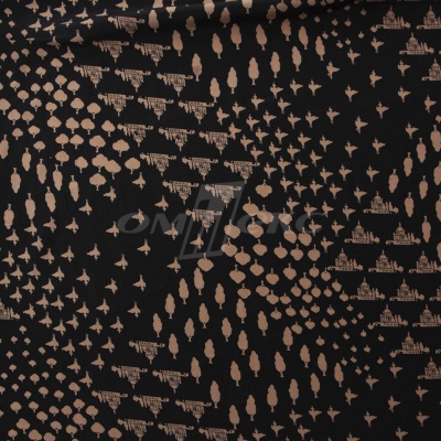 Плательная ткань "Софи" 12.1, 75 гр/м2, шир.150 см, принт этнический - купить в Норильске. Цена 243.96 руб.