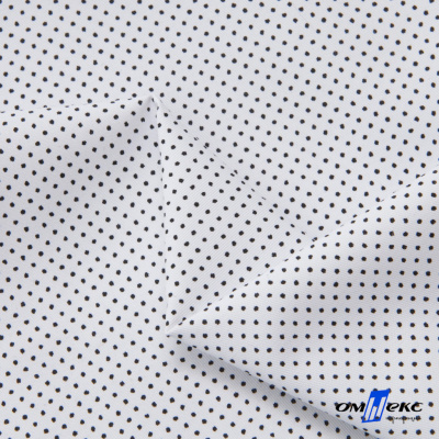 Ткань сорочечная Этна, 120 г/м2, 58% пэ,42% хл, (арт.112) принтованная, шир.150 см, горох - купить в Норильске. Цена 356.25 руб.
