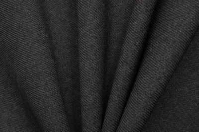 Ткань костюмная 25505 2003, 265 гр/м2, шир.150см, цвет т.серый - купить в Норильске. Цена 418.73 руб.