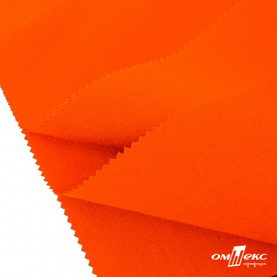 Ткань смесовая для спецодежды "Униформ" 17-1350, 200 гр/м2, шир.150 см, цвет люм.оранжевый - купить в Норильске. Цена 138.73 руб.