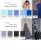 Креп стрейч Амузен 14-4122, 85 гр/м2, шир.150см, цвет голубой - купить в Норильске. Цена 149.89 руб.