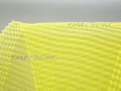 Лента капроновая "Гофре", шир. 110 мм/уп. 50 м, цвет жёлтый - купить в Норильске. Цена: 33.37 руб.