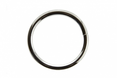 Кольцо металлическое d-3 х 32 мм, цв.-никель - купить в Норильске. Цена: 3.92 руб.