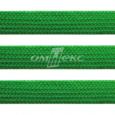 Шнур 15мм плоский (100+/-1м) №16 зеленый - купить в Норильске. Цена: 10.21 руб.