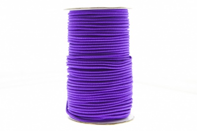 0370-1301-Шнур эластичный 3 мм, (уп.100+/-1м), цв.175- фиолет - купить в Норильске. Цена: 459.62 руб.