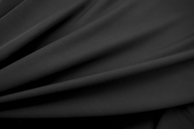 Костюмная ткань с вискозой "Флоренция", 195 гр/м2, шир.150см, цвет чёрный - купить в Норильске. Цена 502.24 руб.