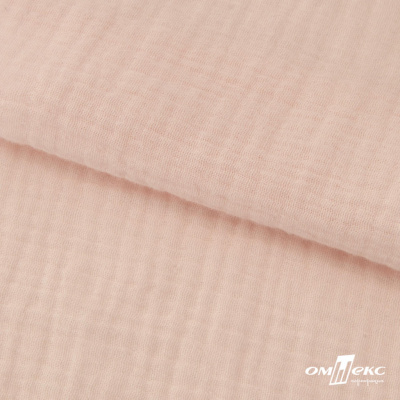 Ткань Муслин, 100% хлопок, 125 гр/м2, шир. 140 см #201 цв.(37)-нежно розовый - купить в Норильске. Цена 464.97 руб.