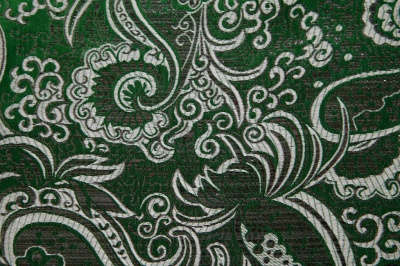 Ткань костюмная жаккард, 135 гр/м2, шир.150см, цвет зелёный№4 - купить в Норильске. Цена 441.94 руб.