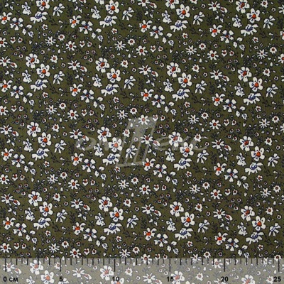 Плательная ткань "Фламенко" 11.2, 80 гр/м2, шир.150 см, принт растительный - купить в Норильске. Цена 259.21 руб.