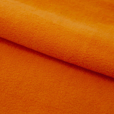Флис DTY 16-1358, 250 г/м2, шир. 150 см, цвет оранжевый - купить в Норильске. Цена 640.46 руб.