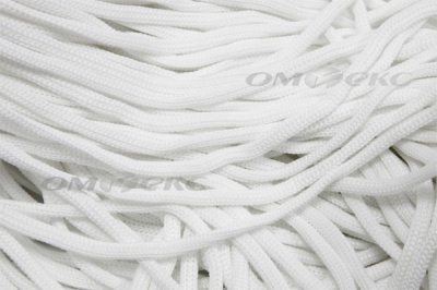 Шнур Т-02 (4с2) мелкое плетение 4мм 100 м белый - купить в Норильске. Цена: 2.50 руб.