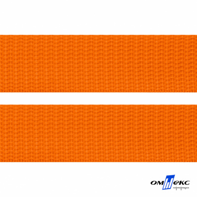 Оранжевый - цв.523 - Текстильная лента-стропа 550 гр/м2 ,100% пэ шир.50 мм (боб.50+/-1 м) - купить в Норильске. Цена: 797.67 руб.