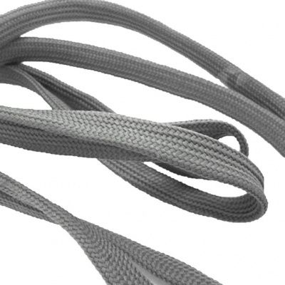 Шнурки т.5 80 см серый - купить в Норильске. Цена: 16.76 руб.