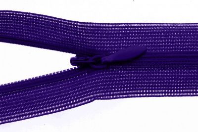 Молния потайная Т3 866, 50 см, капрон, цвет фиолетовый - купить в Норильске. Цена: 8.62 руб.