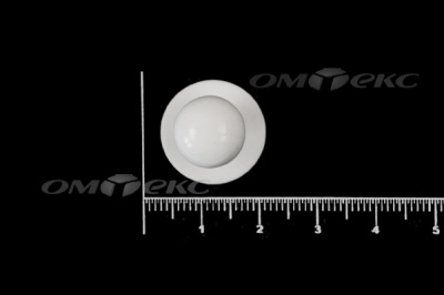 Пуговица поварская "Пукля", 10 мм, цвет белый - купить в Норильске. Цена: 2.28 руб.