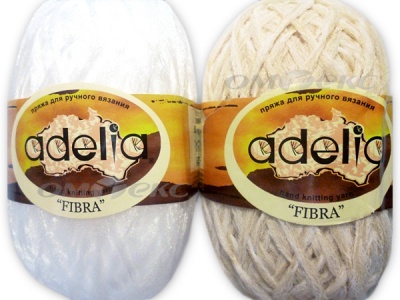 Пряжа Adelia "Fibra", полиэстер 100%, 50 гр/200 м - купить в Норильске. Цена: 34.67 руб.