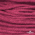 Шнур плетеный d-6 мм, 70% хлопок 30% полиэстер, уп.90+/-1 м, цв.1068-фуксия - купить в Норильске. Цена: 588 руб.