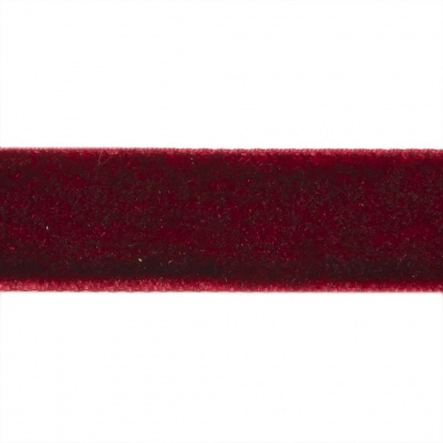 Лента бархатная нейлон, шир.12 мм, (упак. 45,7м), цв.240-бордо - купить в Норильске. Цена: 392 руб.