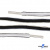 Шнурки #4-27, круглые 130 см, двухцветные (черно/белый) - купить в Норильске. Цена: 47.04 руб.
