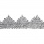 Тесьма металлизированная 0384-0240, шир. 40 мм/уп. 25+/-1 м, цвет серебро - купить в Норильске. Цена: 490.74 руб.