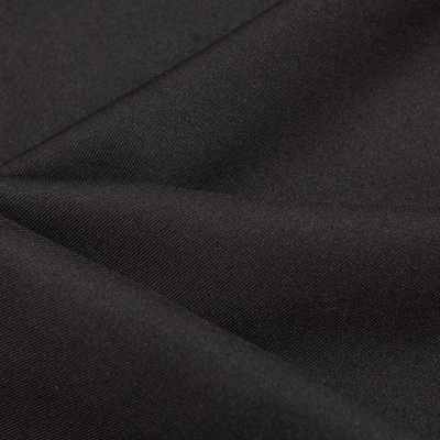 Ткань костюмная 21010 2044, 225 гр/м2, шир.150см, цвет черный - купить в Норильске. Цена 390.73 руб.