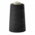 Нитки швейные 100% полиэстер 40/2, (3200 ярд), первый сорт, черные - купить в Норильске. Цена: 86.79 руб.