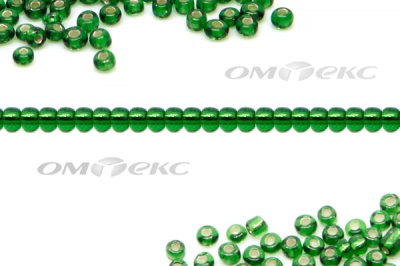 Бисер (SL) 11/0 ( упак.100 гр) цв.27В - зелёный - купить в Норильске. Цена: 53.34 руб.