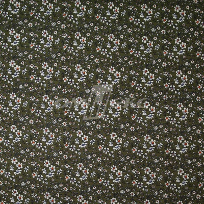 Плательная ткань "Фламенко" 11.2, 80 гр/м2, шир.150 см, принт растительный - купить в Норильске. Цена 259.21 руб.