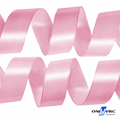 050-нежно-розовый Лента атласная упаковочная (В) 85+/-5гр/м2, шир.50 мм (1/2), 25+/-1 м - купить в Норильске. Цена: 120.46 руб.