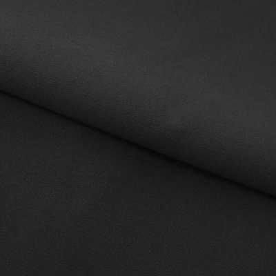 Костюмная ткань "Элис", 200 гр/м2, шир.150см, цвет чёрный - купить в Норильске. Цена 306.20 руб.