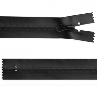 Молния водонепроницаемая PVC Т-7, 20 см, неразъемная, цвет чёрный - купить в Норильске. Цена: 21.56 руб.