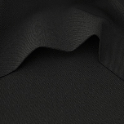 Костюмная ткань с вискозой "Меган", 210 гр/м2, шир.150см, цвет чёрный - купить в Норильске. Цена 382.42 руб.