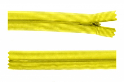 Молния потайная Т3 131, 20 см, капрон, цвет жёлтый - купить в Норильске. Цена: 5.12 руб.