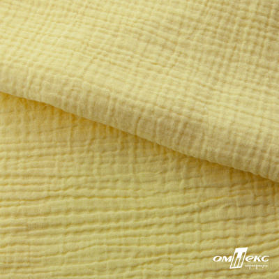 Ткань Муслин, 100% хлопок, 125 гр/м2, шир. 135 см (12-0824) цв.лимон нюд - купить в Норильске. Цена 337.25 руб.