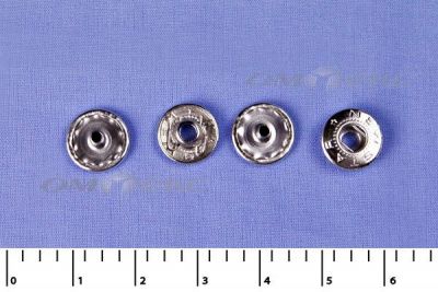Кнопки металл Ф-12,5 (1440 +/-20 шт) "альфа" никель с рисунком - купить в Норильске. Цена: 2 853.69 руб.