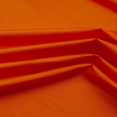 Поли понж (Дюспо) 17-1350, PU/WR, 65 гр/м2, шир.150см, цвет оранжевый - купить в Норильске. Цена 82.93 руб.