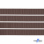 Репсовая лента 005, шир. 6 мм/уп. 50+/-1 м, цвет коричневый - купить в Норильске. Цена: 88.45 руб.