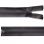 Молния водонепроницаемая PVC Т-7, 60 см, разъемная, цвет (301) т.серый - купить в Норильске. Цена: 49.39 руб.