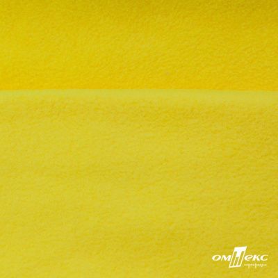 Флис DTY 14-0760, 240 г/м2, шир. 150 см, цвет яркий желтый - купить в Норильске. Цена 640.46 руб.