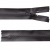 Молния водонепроницаемая PVC Т-7, 20 см, неразъемная, цвет (301)-т.серый - купить в Норильске. Цена: 21.56 руб.