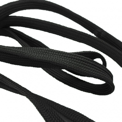 Шнурки т.5 110 см черный - купить в Норильске. Цена: 23.25 руб.