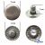 Кнопка металлическая "Альфа" с пружиной, 15 мм (уп. 720+/-20 шт), цвет никель - купить в Норильске. Цена: 1 466.73 руб.