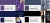 Костюмная ткань "Элис" 18-3921, 200 гр/м2, шир.150см, цвет голубика - купить в Норильске. Цена 303.10 руб.