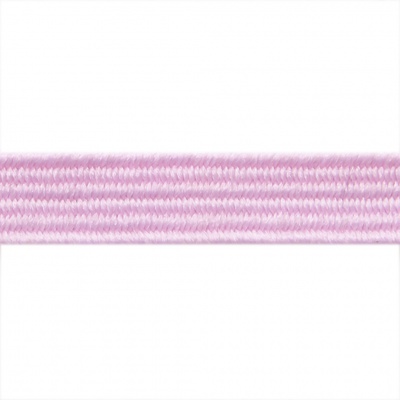 Резиновые нити с текстильным покрытием, шир. 6 мм ( упак.30 м/уп), цв.- 80-розовый - купить в Норильске. Цена: 155.22 руб.