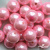 0404-00108-Бусины пластиковые под жемчуг "ОмТекс", 16 мм, (уп.50гр=24+/-1шт) цв.101-св.розовый - купить в Норильске. Цена: 44.18 руб.