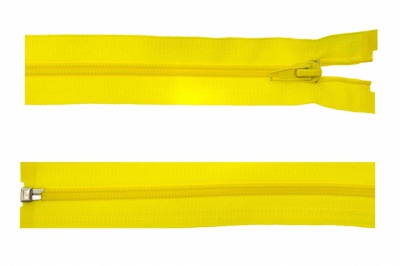 Спиральная молния Т5 131, 90 см, автомат, цвет жёлтый - купить в Норильске. Цена: 14.20 руб.