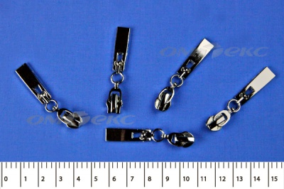 Слайдер декоративный, металлический №1/спираль Т7/никель - купить в Норильске. Цена: 6.29 руб.
