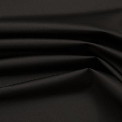 Курточная ткань Дюэл (дюспо), PU/WR/Milky, 80 гр/м2, шир.150см, цвет чёрный - купить в Норильске. Цена 141.80 руб.